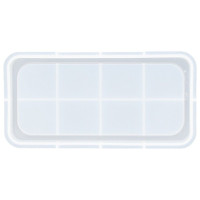 JESMONITE - Moule en Silicone - Plateau Rectangulaire - 18,2x9,3x1,2cm
