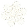 JESMONITE - Silicone Mould - Snowflake - 7,7x7,1x3,3cm