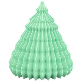 JESMONITE - Moule en Silicone - Rayé Sapin De Noël M - 9,7x9,7x11,7cm