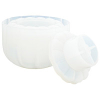 JESMONITE - Silicone Mould - Pumpkin with Lid - 5,7x10x6,5cm