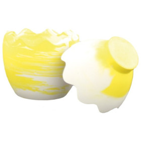 JESMONITE - Moule en Silicone - 2-part Œuf - 3,4x4,1x9,8cm