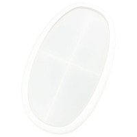 JESMONITE - Moule en Silicone - Irrégulier Coupelle Ovale S - 19,4x11,8x1,8cm