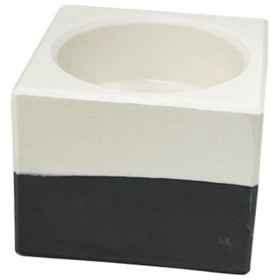 JESMONITE - Moule en Silicone - Petit Cube Bougeoir - 7,1x7,1x4,1cm