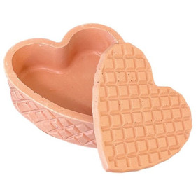 JESMONITE - Moule en Silicone - Cœur-shaped Box - 8x8x2,5cm