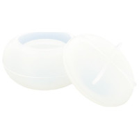JESMONITE - Moule en Silicone - Jar Avec Couvercle - 6x6x4cm