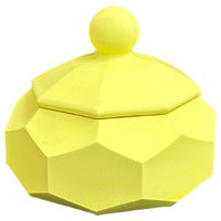 JESMONITE - Moule en Silicone - À Facettes Box Avec Couvercle - 9,1x4,5x4cm