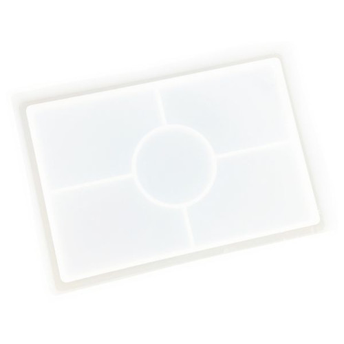 RESLIN - Moule en Silicone - Dessous De Verre Rectangulaire - 15,5x11x2cm