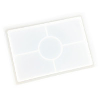 RESLIN - Moule en Silicone - Dessous De Verre Rectangulaire - 15,5x11x2cm
