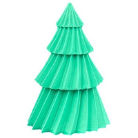 JESMONITE - Moule en Silicone - Rotating Sapin De Noël S - 9,2x7x4,9cm