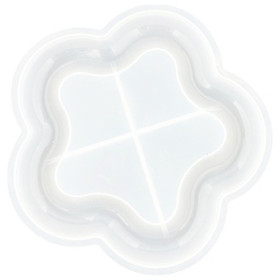 JESMONITE - Moule en Silicone - Fleur-shaped Dish - 15,8x14,9x1,7cm