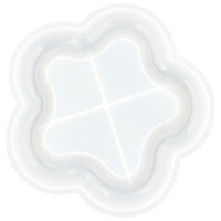 JESMONITE - Moule en Silicone - Fleur-shaped Dish - 15,8x14,9x1,7cm