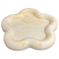 JESMONITE - Silicone Mould - Flower-shaped Dish - 15,8x14,9x1,7cm