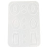 RESLIN - Moule en Silicone - Boucles d'Oreilles Minimaliste - 18,4x12,7x0,4cm