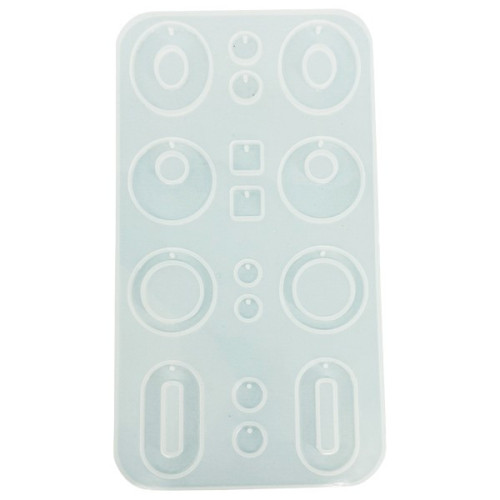 RESLIN - Moule en Silicone - Boucles d'Oreilles Rétro - 20,3x11,1x0,4cm
