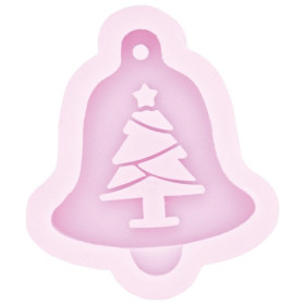 JESMONITE - Moule en Silicone - Sapin De Noël Hanger - 10,6x9,2x1,5cm