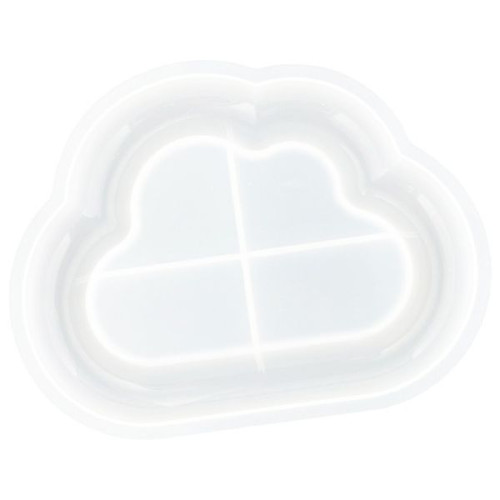 JESMONITE - Moule en Silicone - Nuage-shaped Dish - 13,8x17,8x1,8cm