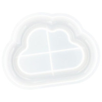JESMONITE - Moule en Silicone - Nuage-shaped Dish - 13,8x17,8x1,8cm