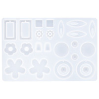 RESLIN - Moule en Silicone - Boucles d'Oreilles Collection - 21,3x13,5x0,5cm