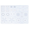 RESLIN - Moule en Silicone - Boucles d'Oreilles Collection - 21,3x13,5x0,5cm