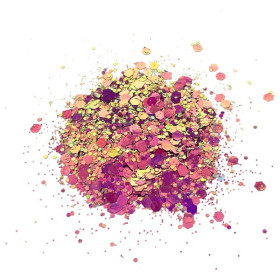 JESMONITE - Paillettes - Rose Pâle - 15g