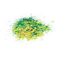 JESMONITE - Paillettes - Vert - 15g