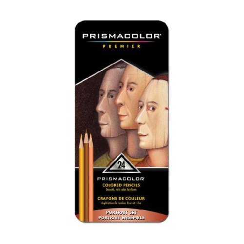 PRISMACOLOR - Premier - Crayons de Couleur - 24 - Édition Portrait