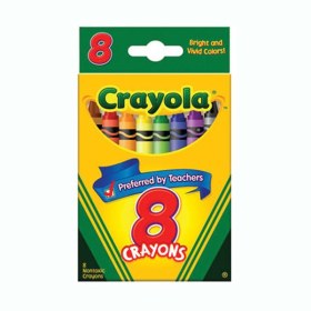 CRAYOLA - Wax Crayons - 8 Colors