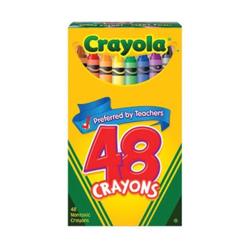 CRAYOLA - Craies à la Cire - 48 Couleurs