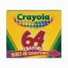 CRAYOLA - Craies à la Cire - 64 Couleurs