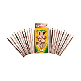 CRAYOLA - Crayons de Couleur - 24 - Colors of the World (Carnations)