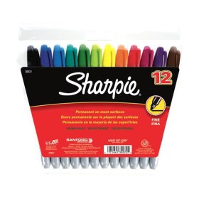 SHARPIE - Marqueurs Permanents Fine - Set de 12