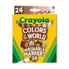 CRAYOLA - Super Tips - 24 - Colors of the World - LARGE