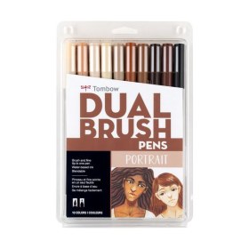 TOMBOW - Dual Brush ABT - Set de 10 - Portrait