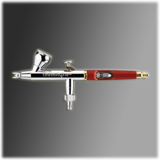 Harder & Steenbeck - Aérographe - Infinity CRplus - Design Chromé et Élégant - 0.15MM