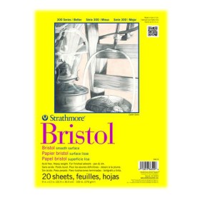 STRATHMORE - Bristol Paper Pad - 22x30 - 20 Sheets - 270gsm