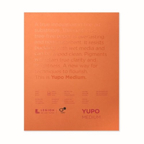 LEGION - Bloc Yupo Mix Media - 11x14" - 10F - 200g - Blanc