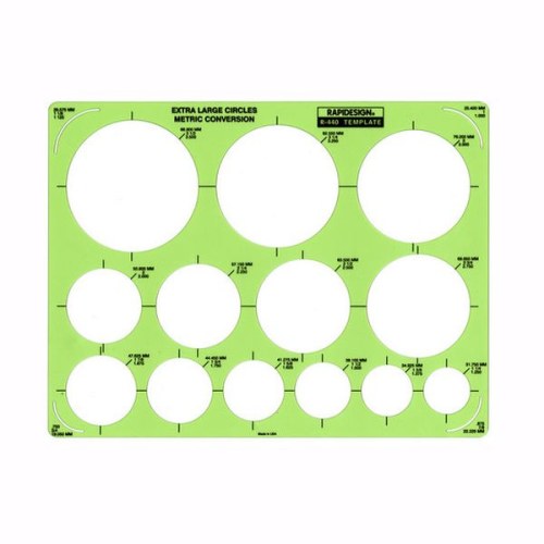 SLS - Gabarit Cercles Géants - 3cm à 9cm - Extra