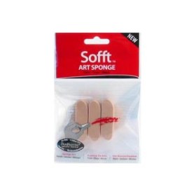 SOFFT - Éponges Art - Set de 3 - Rond