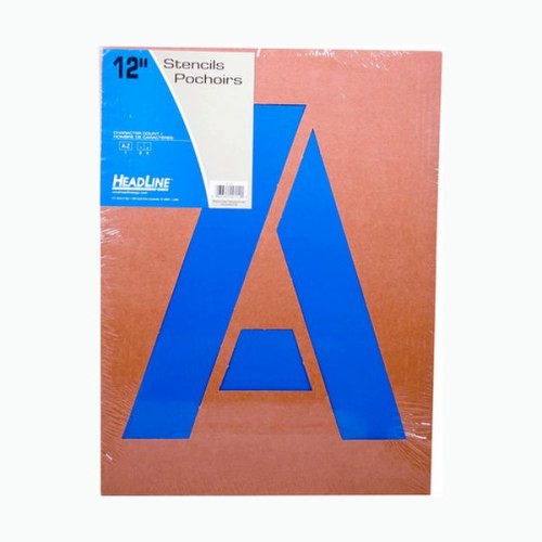 HEADLINE - Gothic Stencils - Letters & Numbers - 12" Lettres