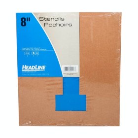 HEADLINE - Gothic Stencils - Letters & Numbers - 8" Nombres