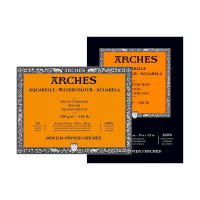 ARCHES - Aquarelle - Bloc - 300 g/m² - Grain Torchon