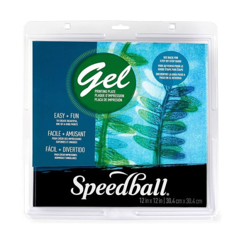 SPEEDBALL - Gel Printing Plate - 12x12"