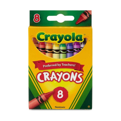 CRAYOLA - Craies à la Cire - 8 Couleurs (variant)
