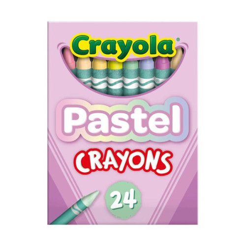 CRAYOLA - Craies à la Cire - 24 - PASTEL