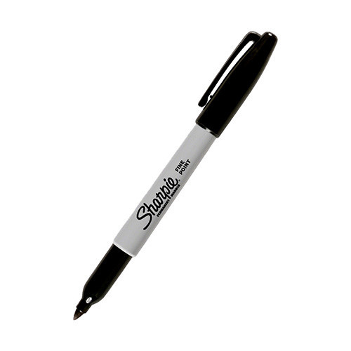 SHARPIE - Marqueur Permanent - Fine - Noir