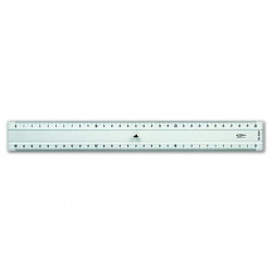 GRAPHOPLEX - Transparent Ruler - 2 Sides - 30cm
