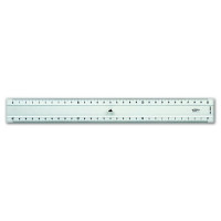 GRAPHOPLEX - Transparent Ruler - 2 Sides - 30cm