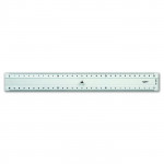 GRAPHOPLEX - Règle Transparente - 2 Biseaux - 30cm