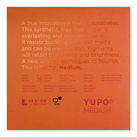 LEGION - Yupo Mix Media Pad - 7x7" - 10 Sheets - 200gsm - White