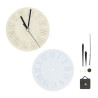 JESMONITE - Moule en Silicone - Horloge Analogique 15cm Chiffres Romains + Mécanisme